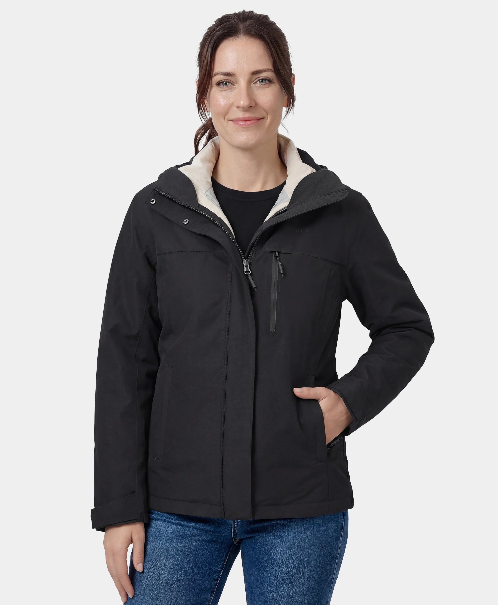 River Ridge Women's 3-in-1 Heated Jacket with Down Liner