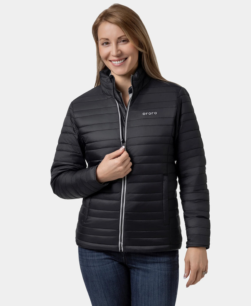 Heated Lightweight Down Jacket | Women's Jacket | ororo®