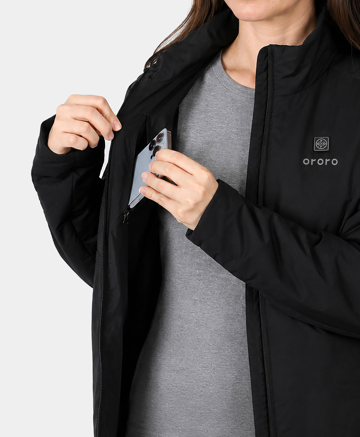 Women's 4-Zone Stretch Lightweight Heated Jacket, Thumbnail 5