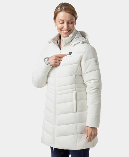 Women's Heated Puffer Parka Jacket 