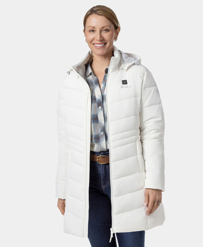 Women's Heated Puffer Parka Jacket 