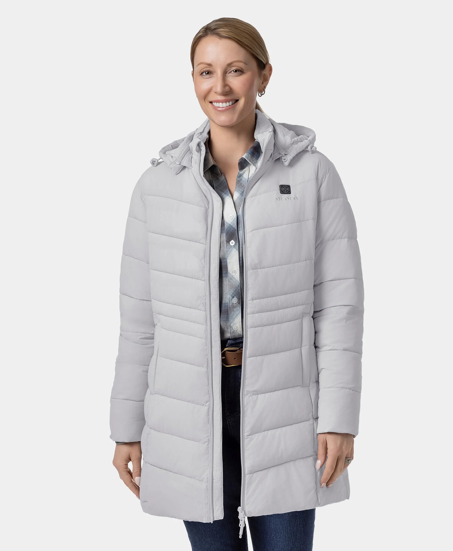 Women's Heated Puffer Parka Jacket