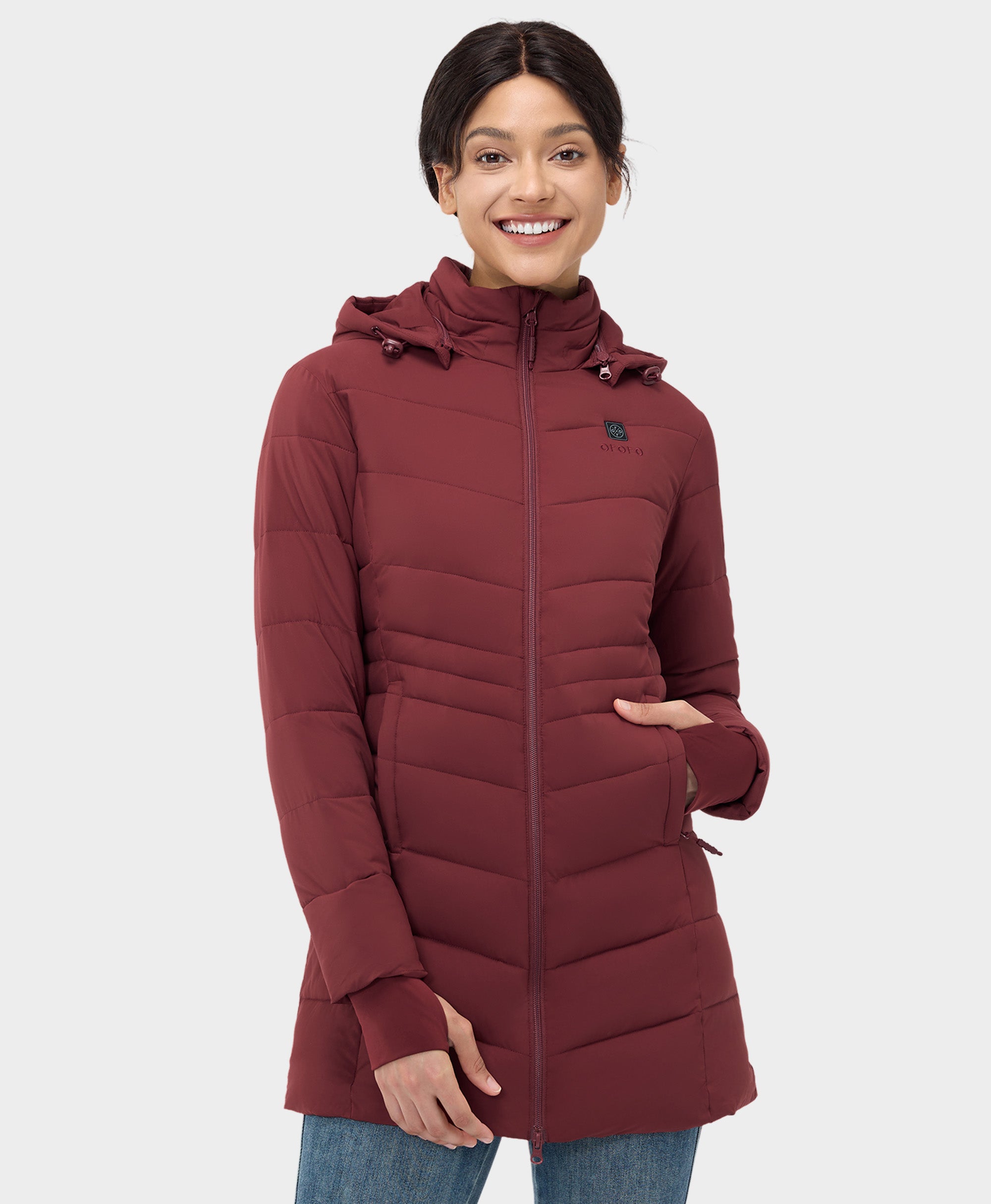 Women's Heated Puffer Parka Jacket (Final Sale)