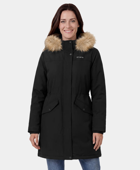 Engadin Women’s 4-Zone Classic Heated Parka Jacket
