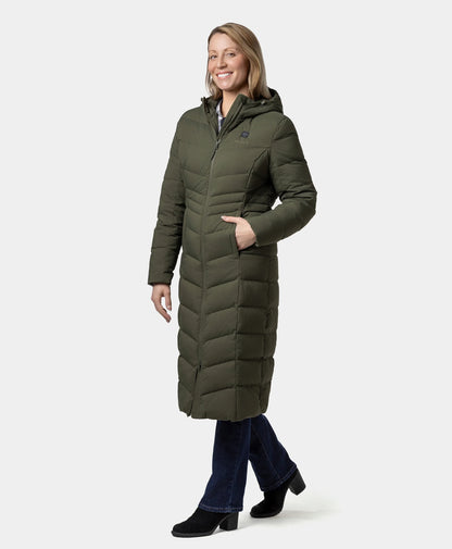 "SOHO" Women's Heated Down Parka Jacket