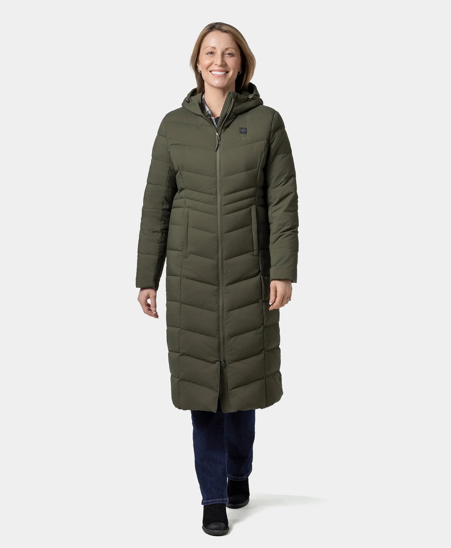 "SOHO" Women's Heated Down Parka Jacket