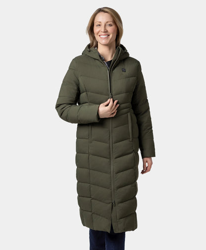"SOHO" Women's Heated Down Parka Jacket