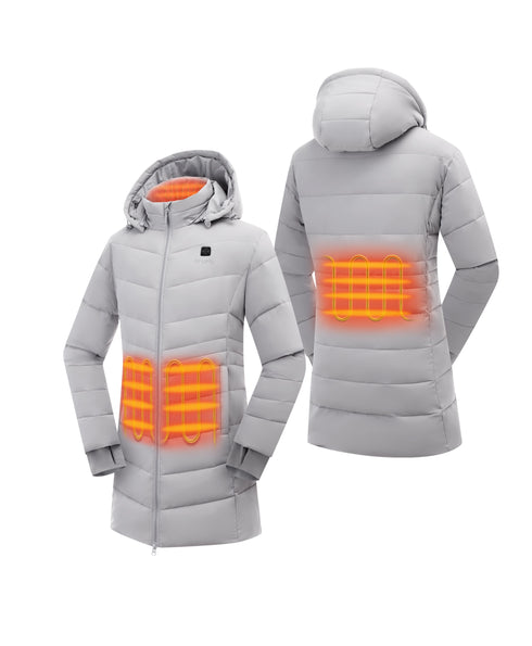 Parkside Women's 4-Zone Heated Puffer Parka Jacket (2025) ,view 2