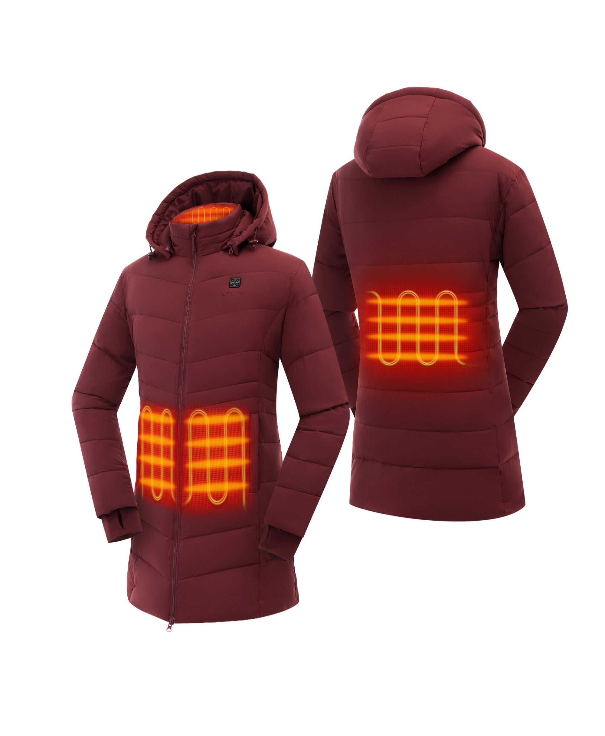 Parkside Women's 4-Zone Heated Puffer Parka Jacket (2025)