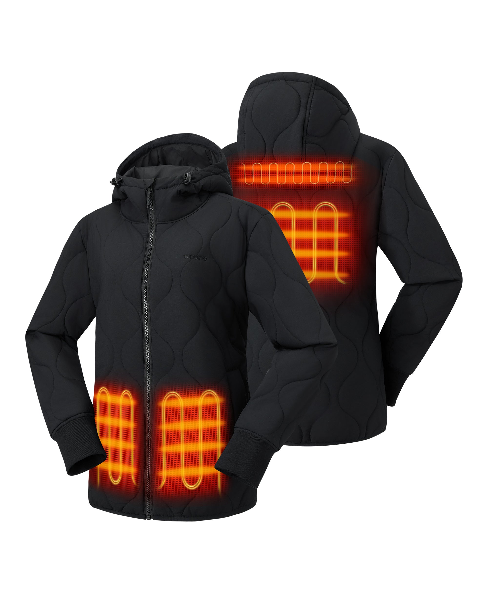 Stargazer Women's Heated Quilted Hoodie Jacket
