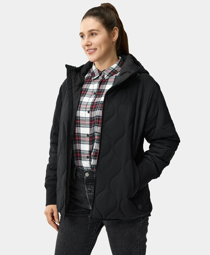 Stargazer Women's Heated Quilted Hoodie Jacket