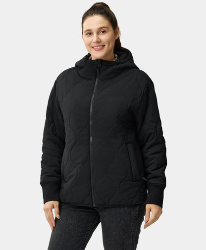 Stargazer Women's Heated Quilted Hoodie Jacket
