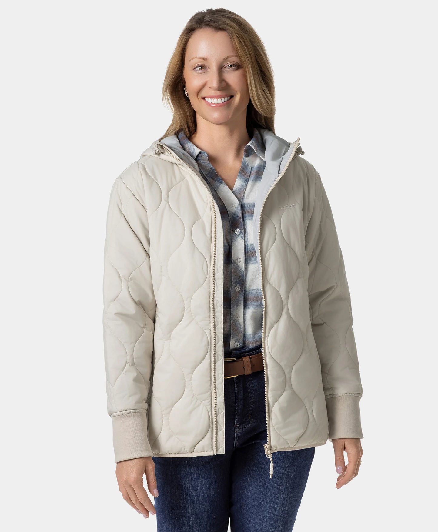 Stargazer Women's Heated Quilted Hoodie Jacket