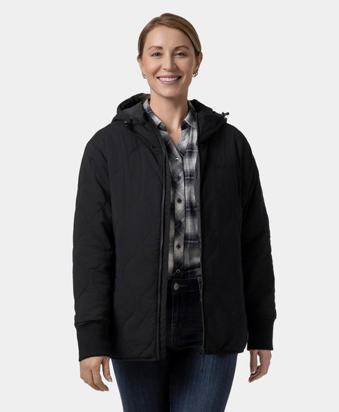 
Stargazer Women's Heated Quilted Hoodie Jacket
 ,view 1
