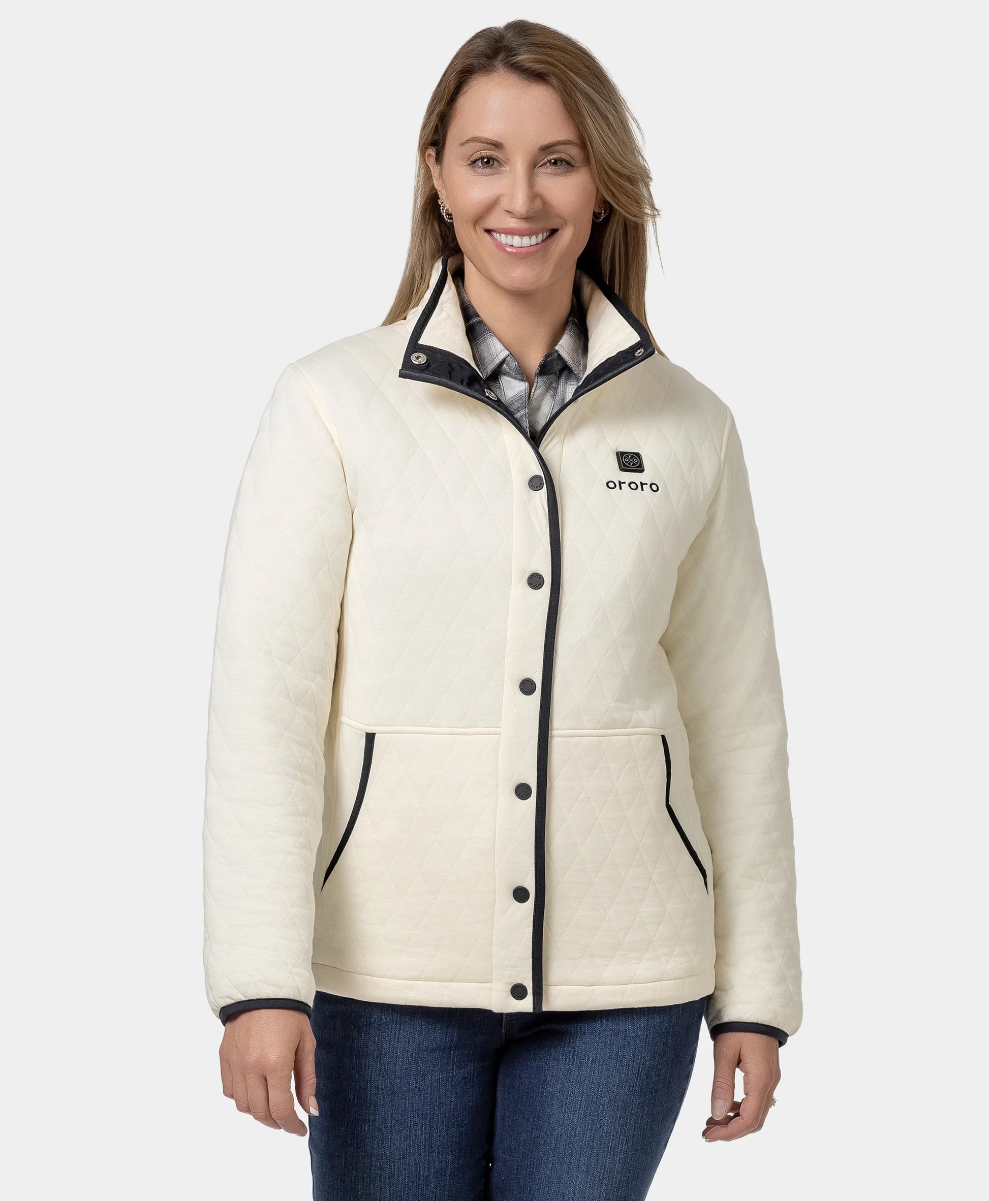 Heated Quilted Jacket Women's Jacket ororo® - Main Image