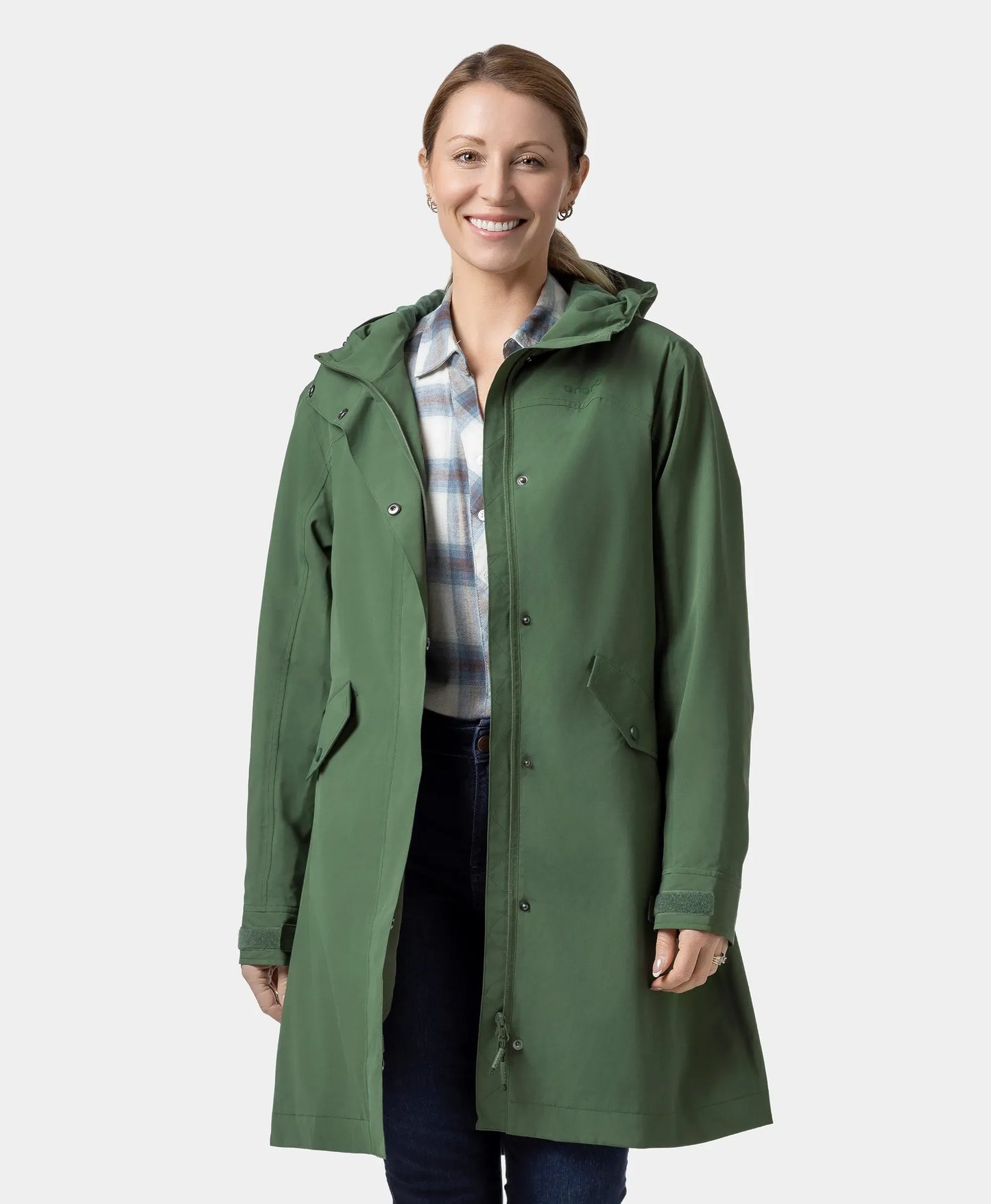 Downtown Women's Heated Rain Trench (Final Sale)