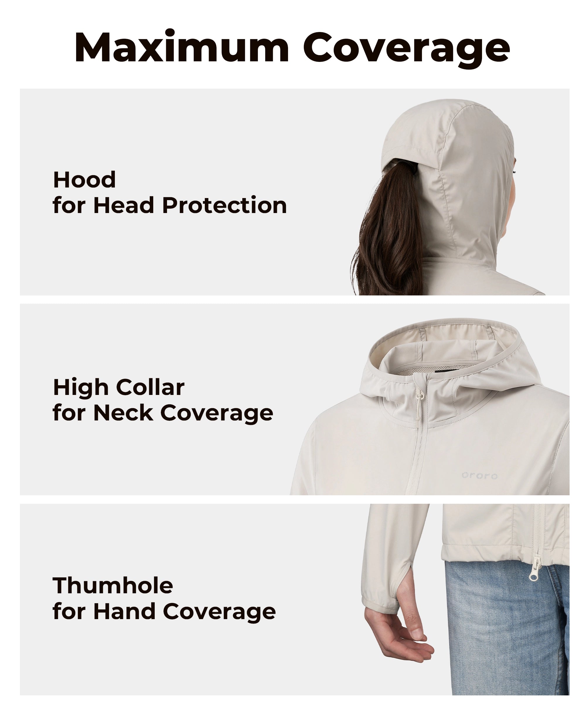 Women’s UPF 50 Sun Protection Jacket, Thumbnail 5
