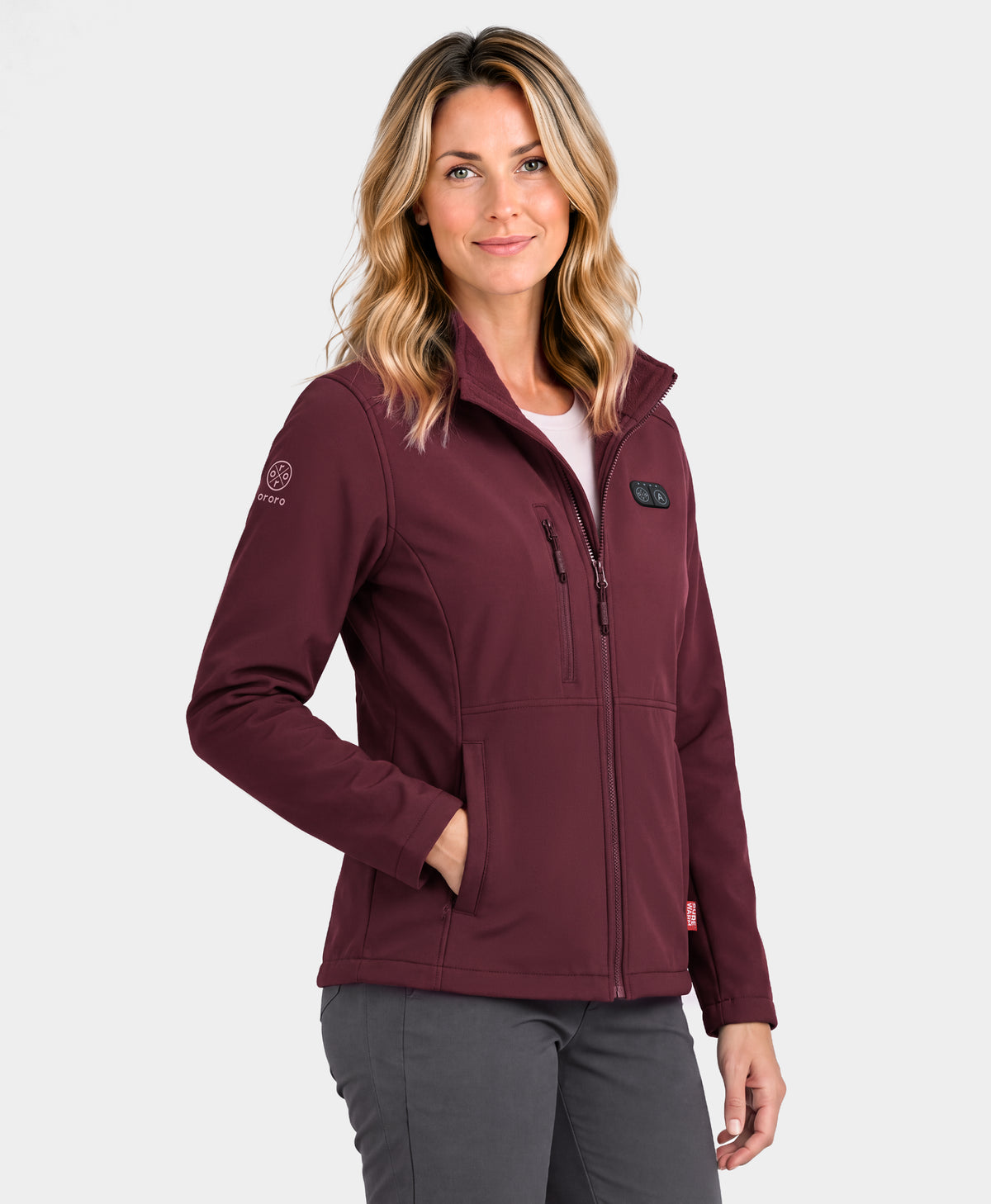 Maverick SureWarm® Women's 6-Zone Dual-Control Heated Softshell Jacket, Thumbnail 1