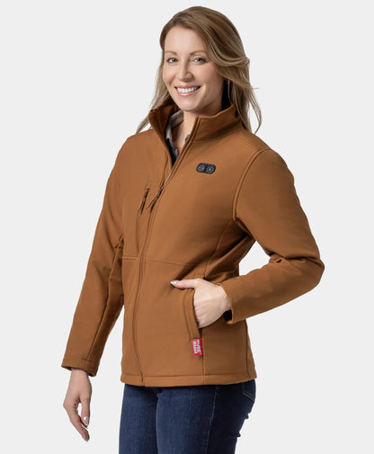 Maverick SureWarm® Women's 6-Zone Dual-Control Heated Softshell Jacket