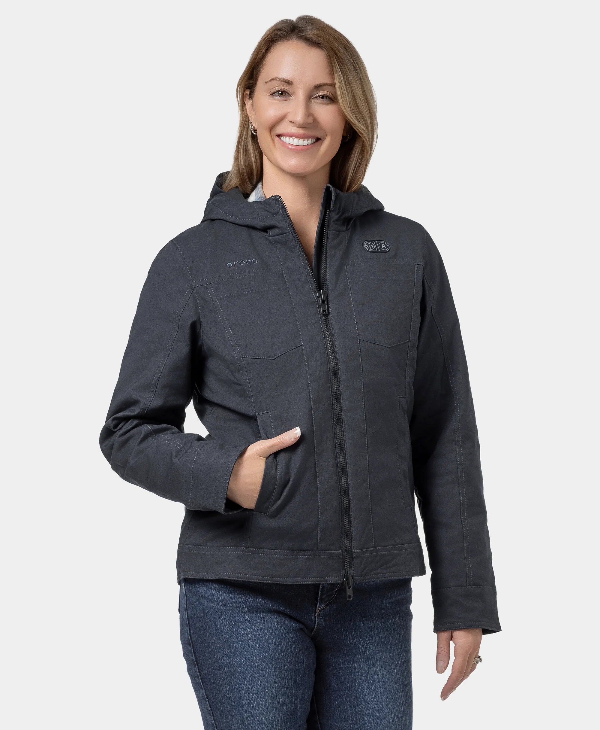 Cheyenne Women's 5-Zone Dual-Control Heated Canvas Jacket (Final Sale)