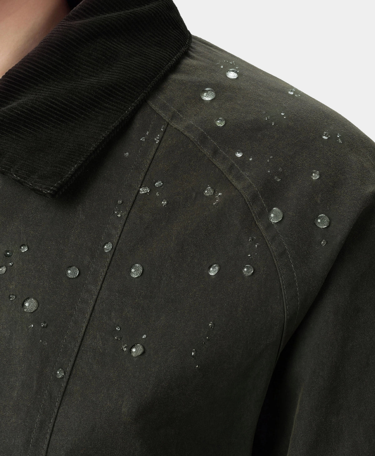 Water resistant shell