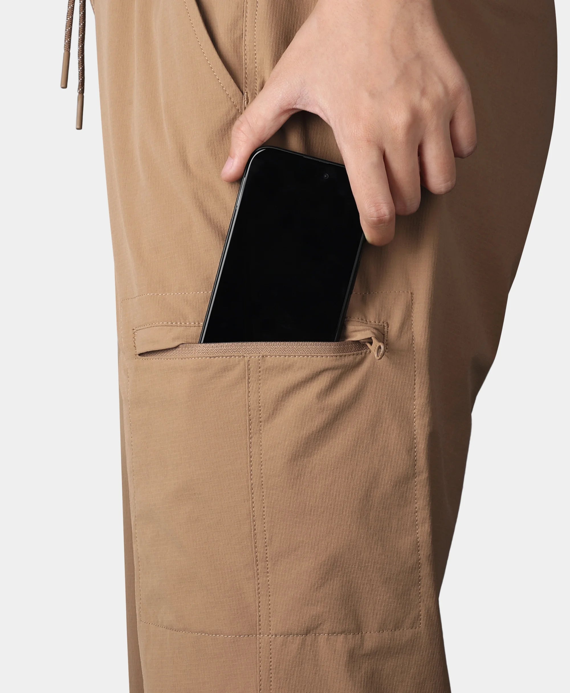 zippered cargo pocket