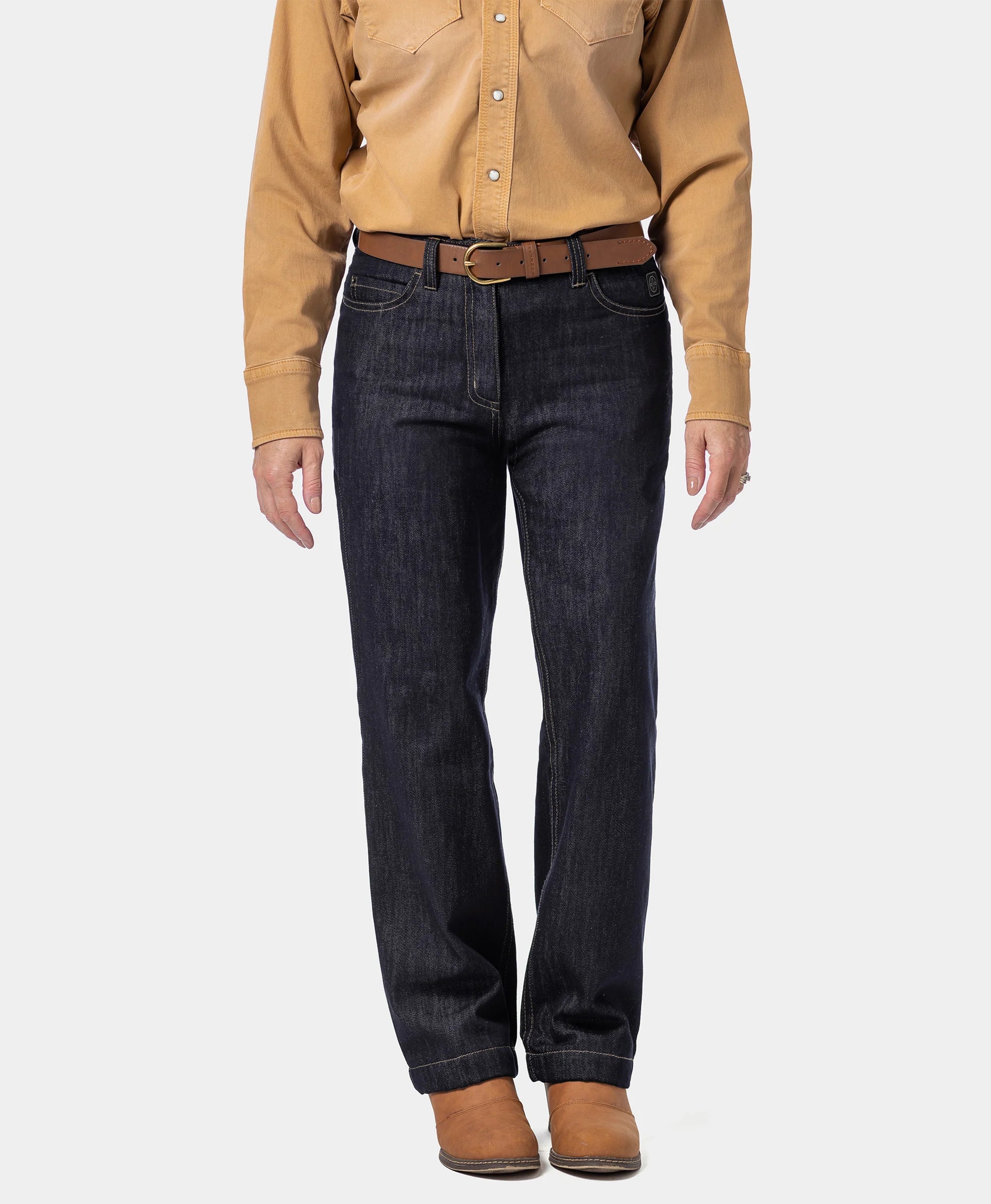 Heatenim Women‘s 3-Zone Heated Denim Pants - Blue