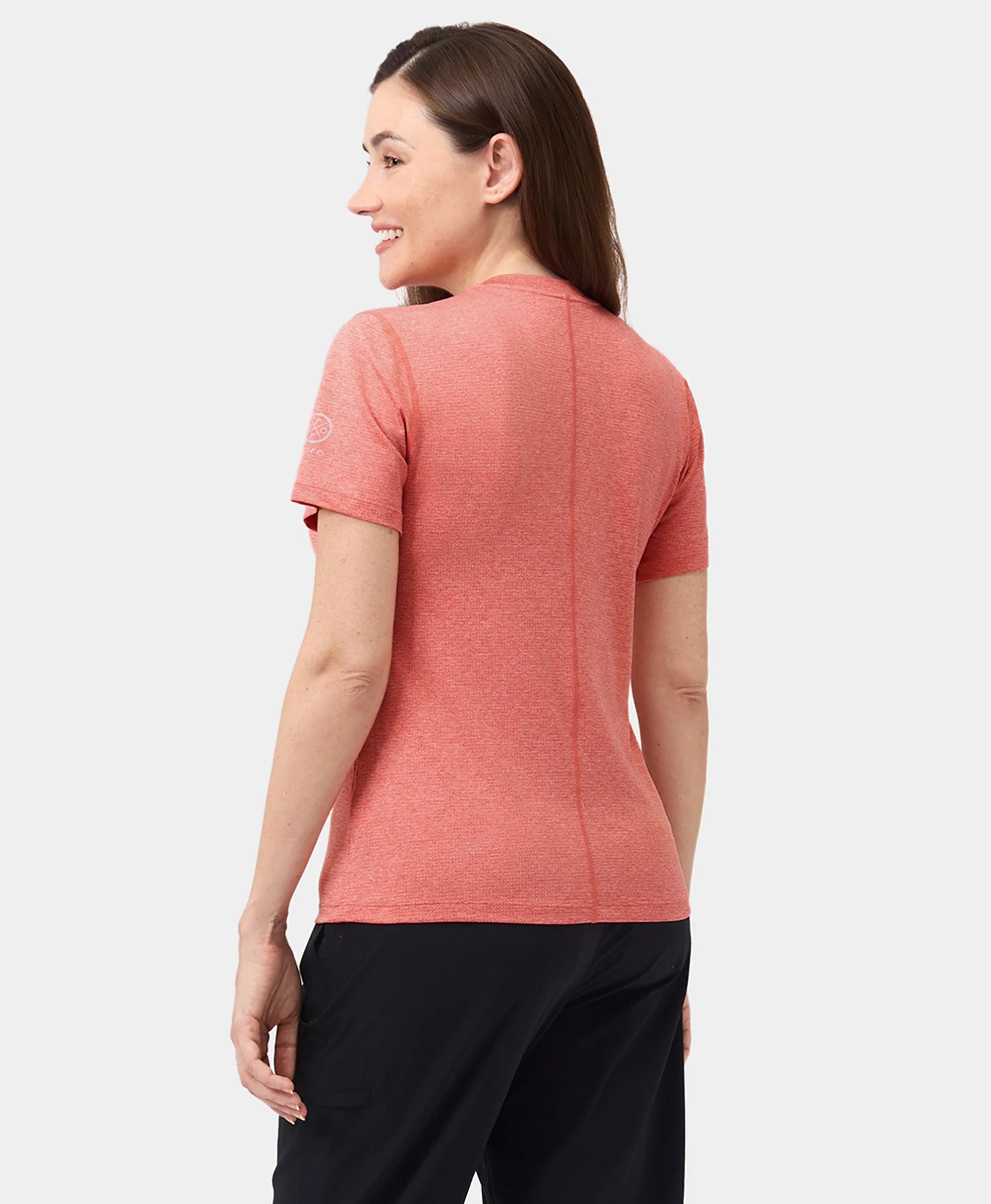 Women’s TechTrail V-Neck Performance T-Shirt - Pink
