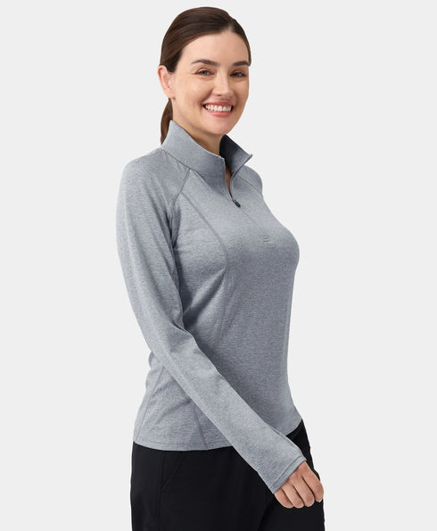 Women's TechTrail ¼- Zip Long Sleeve Shirt ,view 2