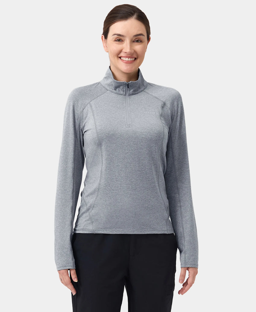 Women's TechTrail ¼- Zip Long Sleeve Shirt - UPF 50 Sun Protection