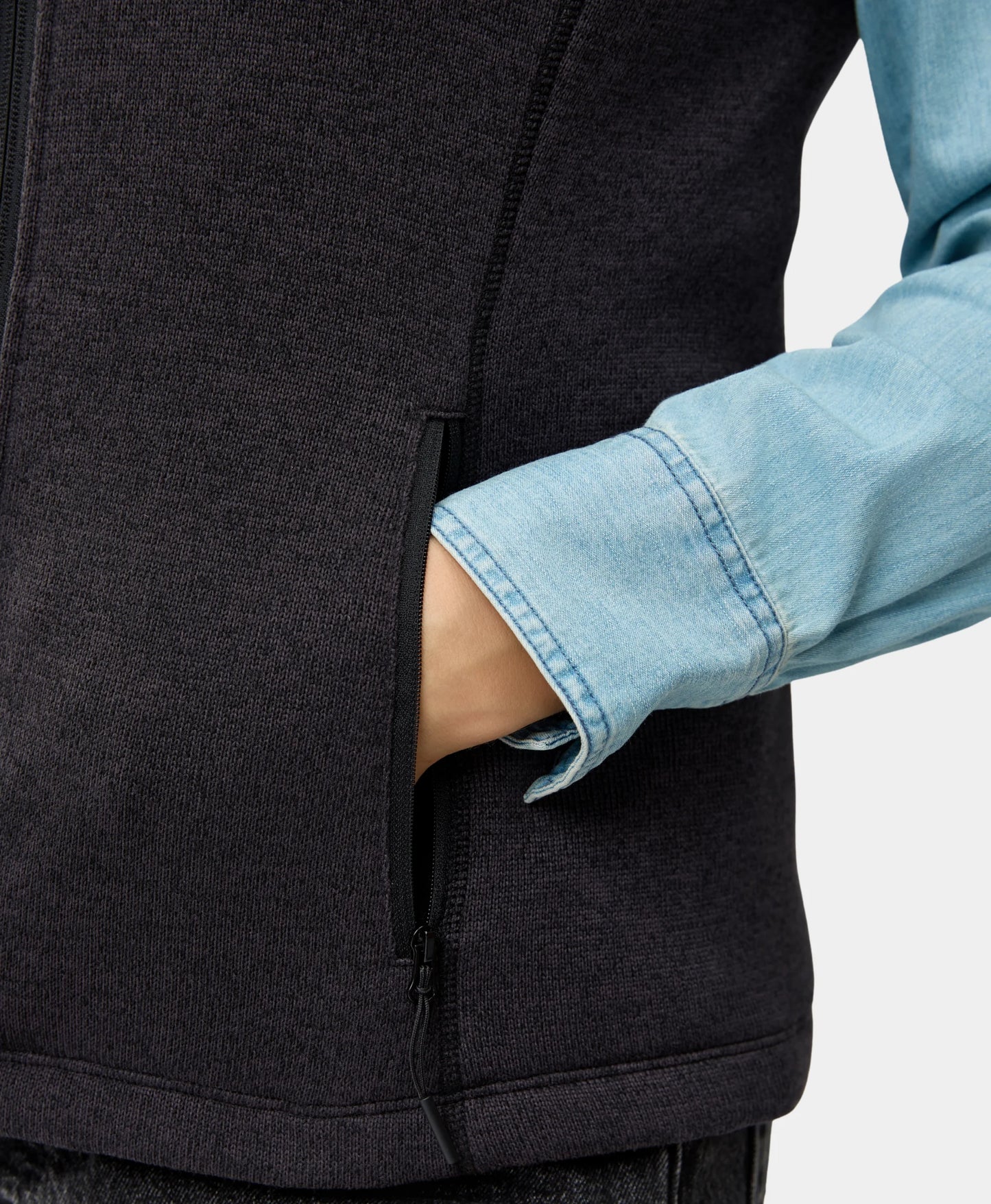 OH-1 Women’s Heated Recycled Fleece Vest- pocket