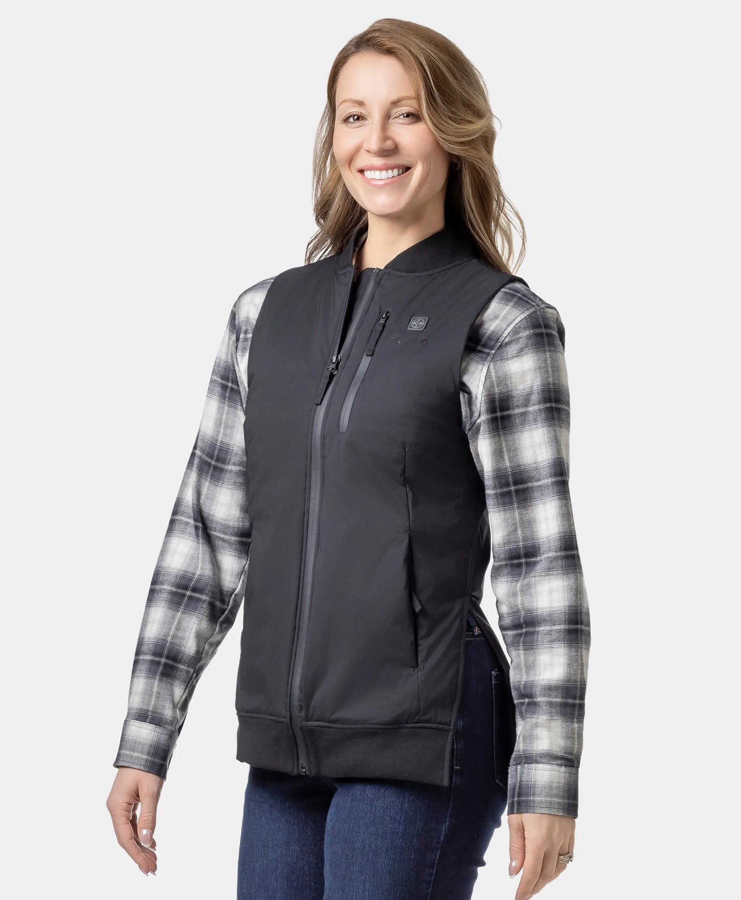 Blair Women's Heated Long Bomber Vest  (Final Sale)