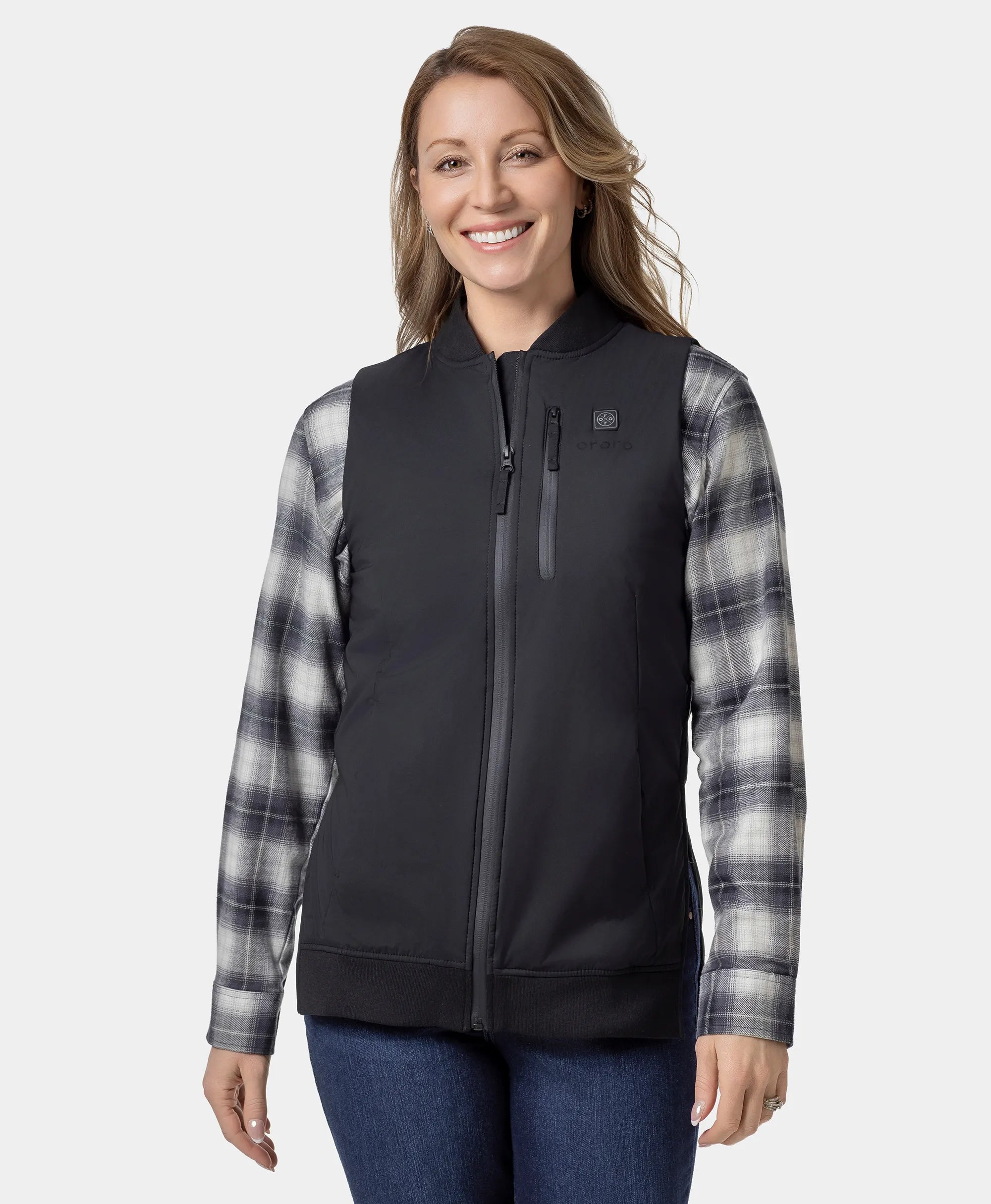 Blair Women's Heated Long Bomber Vest  (Final Sale)