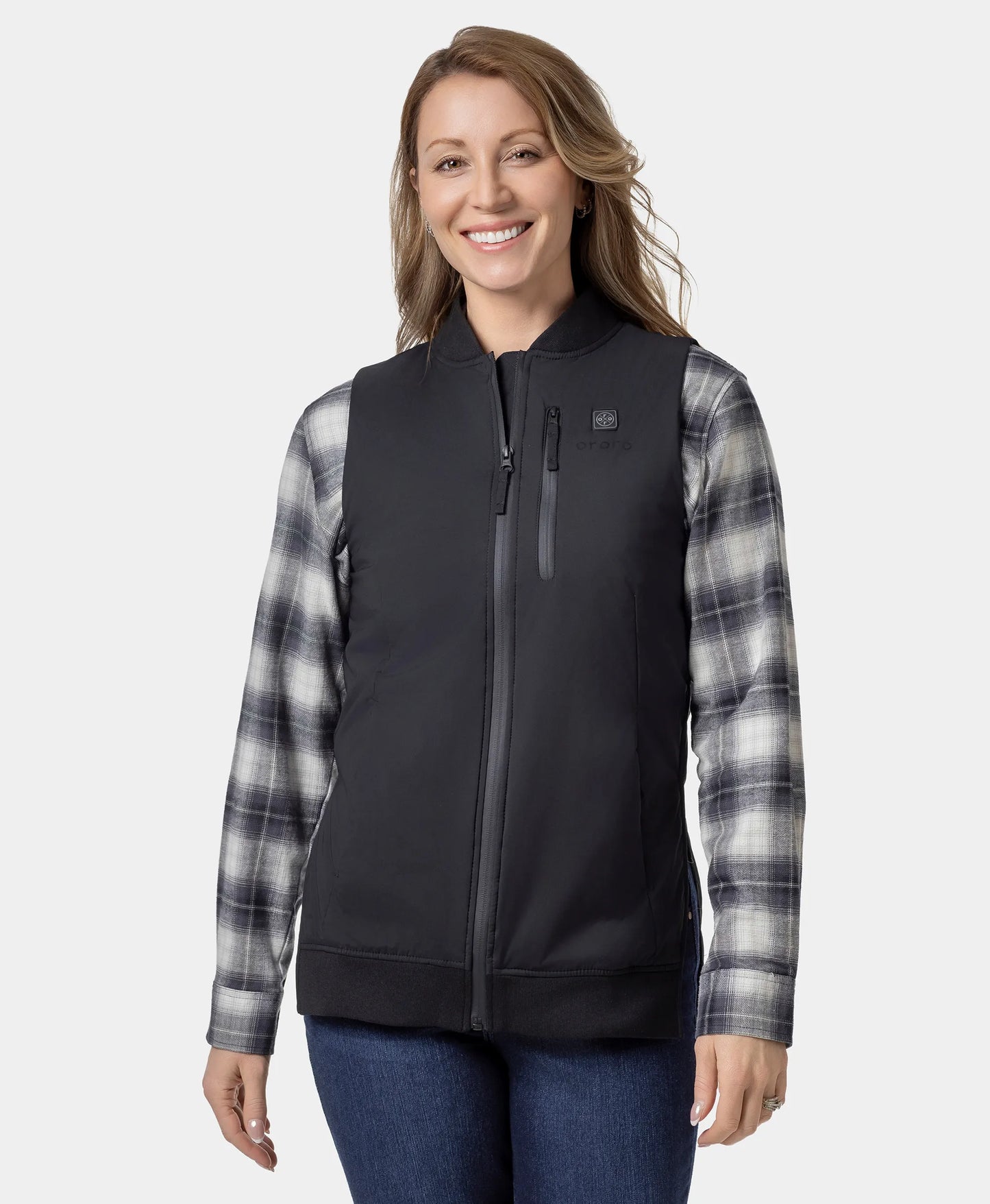 Blair Women's Heated Long Bomber Vest  (Final Sale)