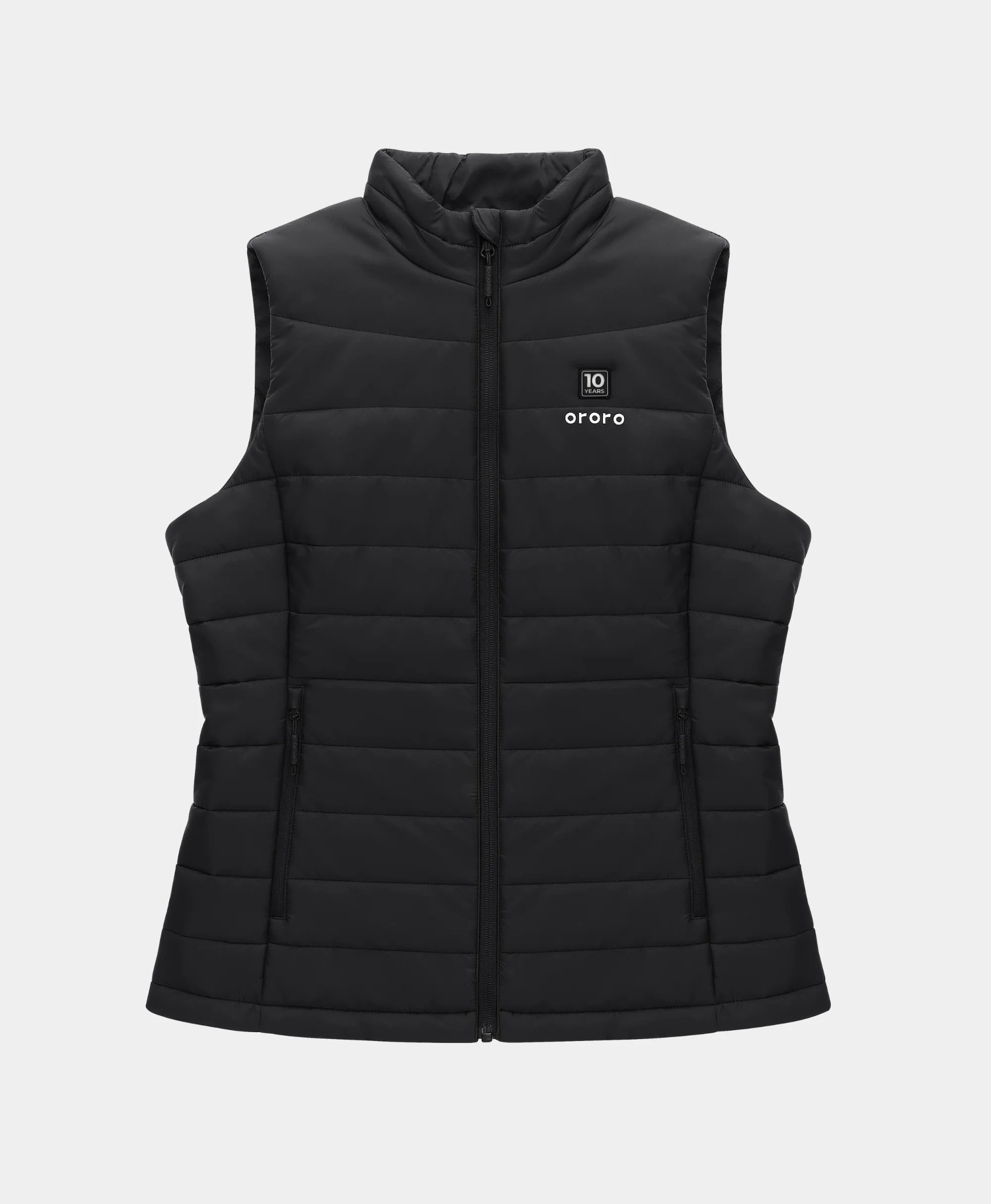 Front view of ororo Women's 4-Zone Classic Heated Vest