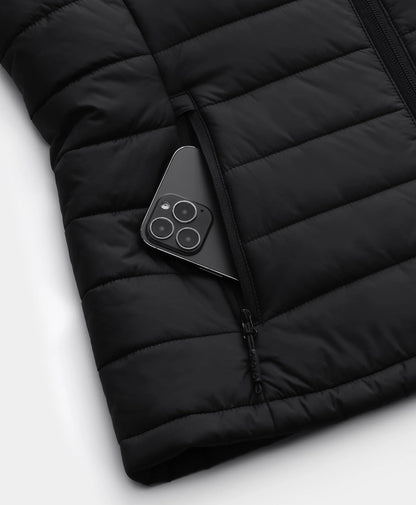 Handwarmer pockets with zipper closure