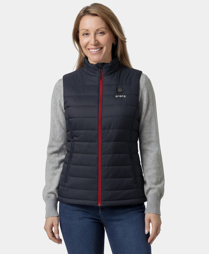 Gilet Riscaldato Lenz Heat 1.0 Donna – Traspirante, Elementi Riscaldanti Su Reni E Schiena, Antivento, Lavabile
