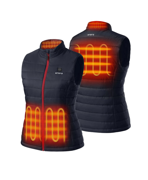 4 heating zones: ldft & right pockets, collor, mid-back ,view 2