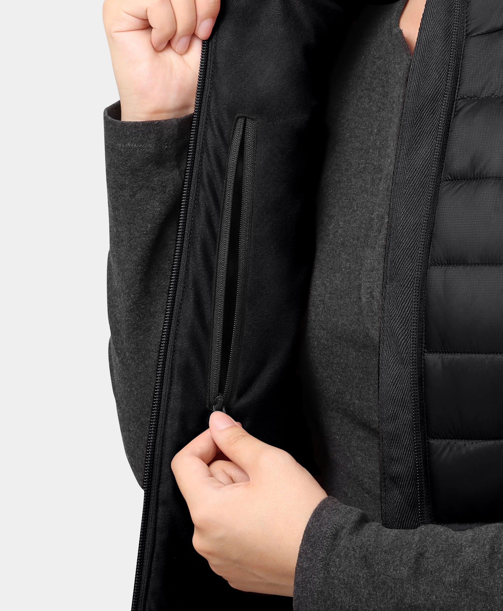 Hidden Inner Zipper Pocket 