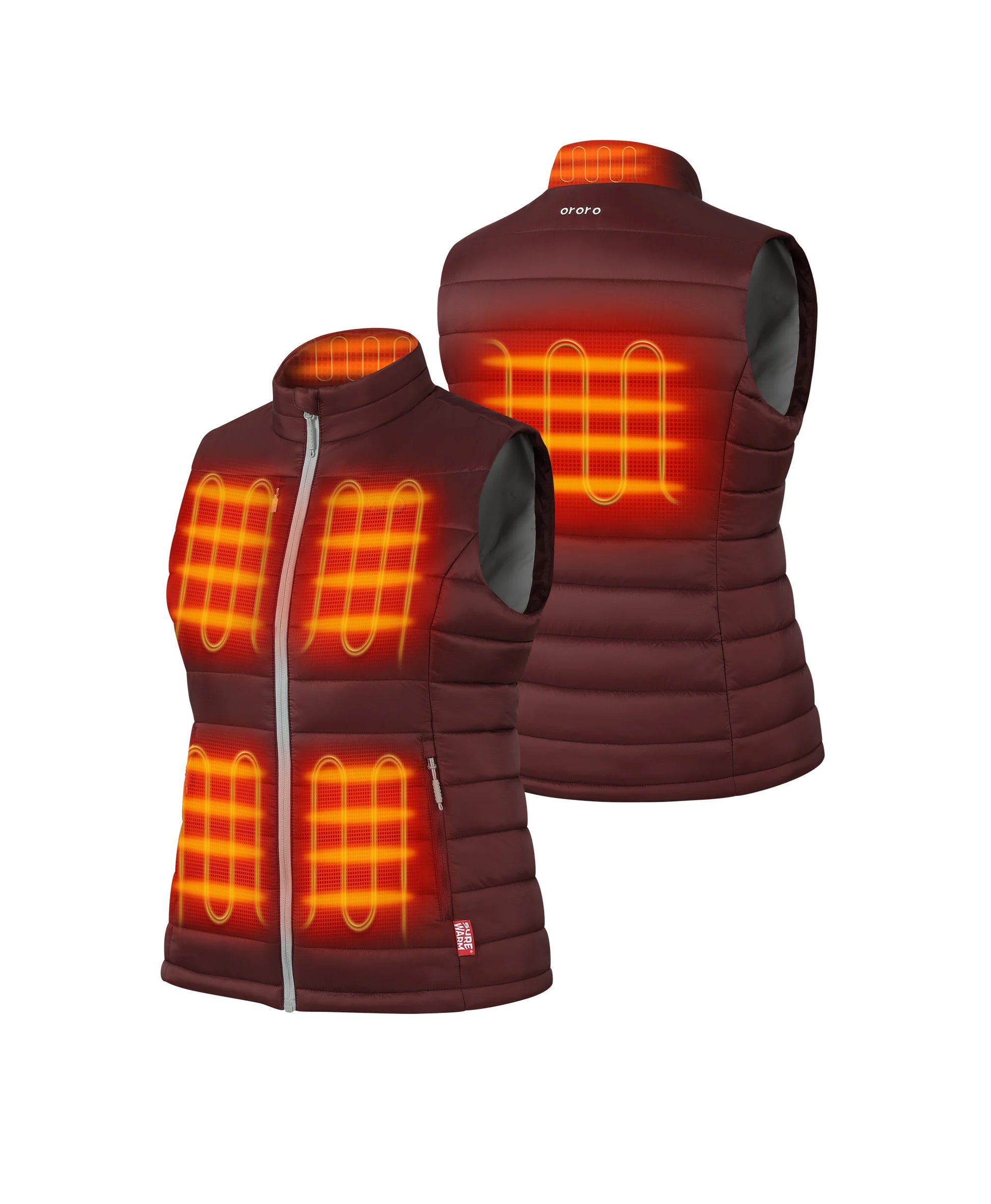 SureWarm® Women's 6-Zone Dual-Control Classic Pro Heated Vest | ororo