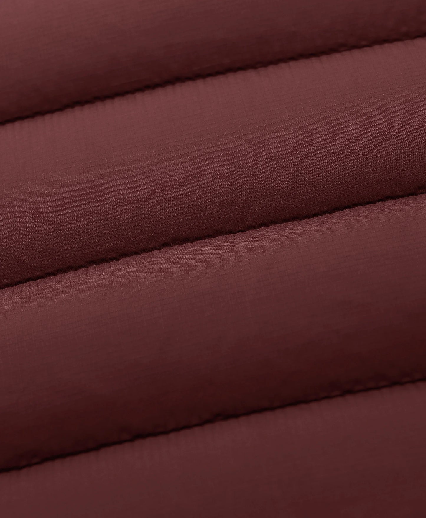 Horizontal quilted stitching design