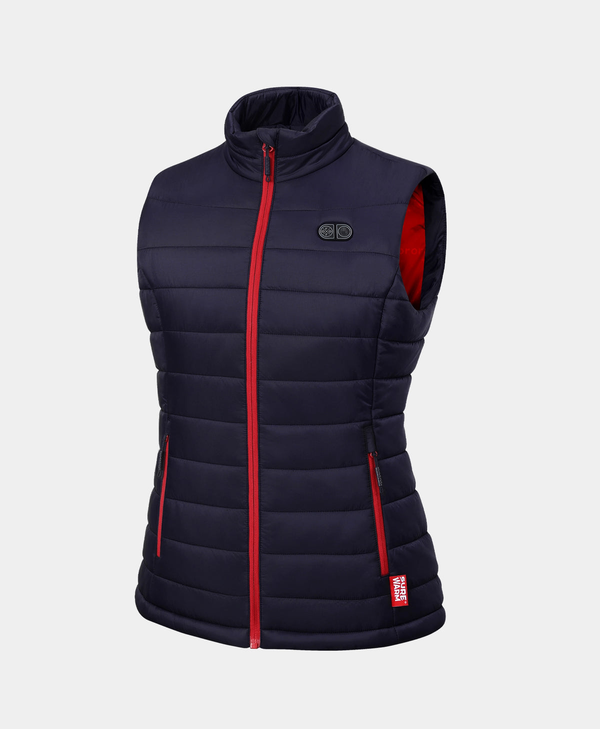 Heated vest front view