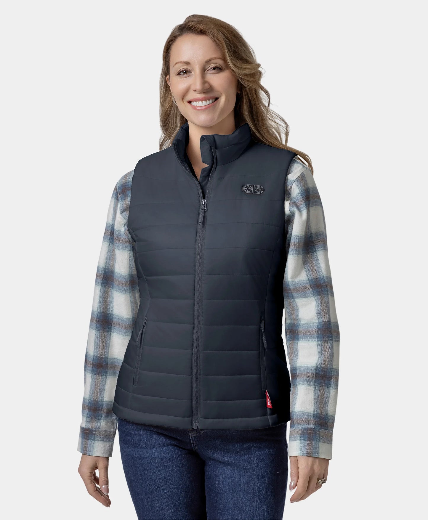 SureWarm® Women's 7-Zone Dual-Control Classic Pro Heated Vest (Lower Back)