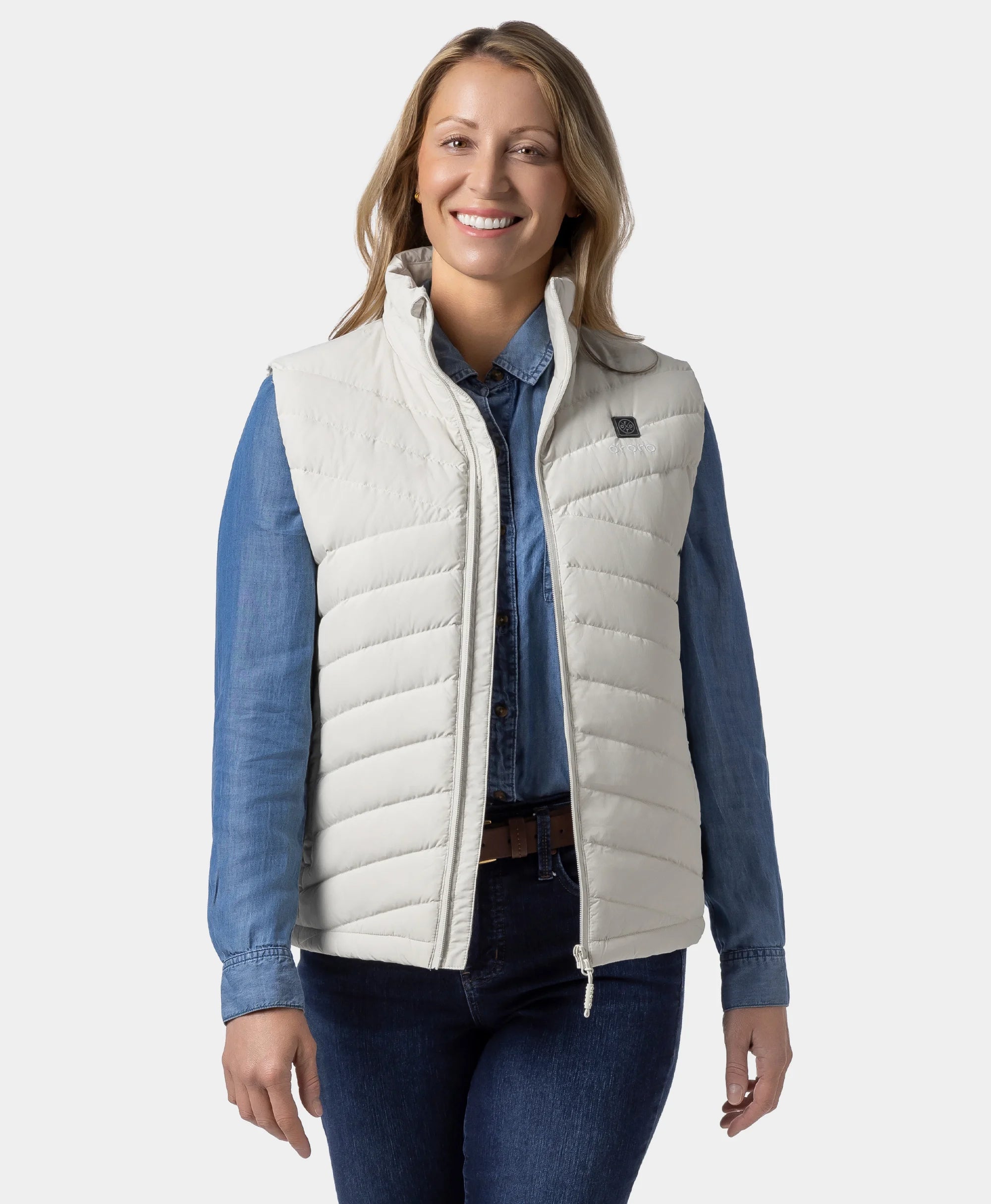 Women's Heated Lightweight Down Vest (Apparel Only), Thumbnail 34