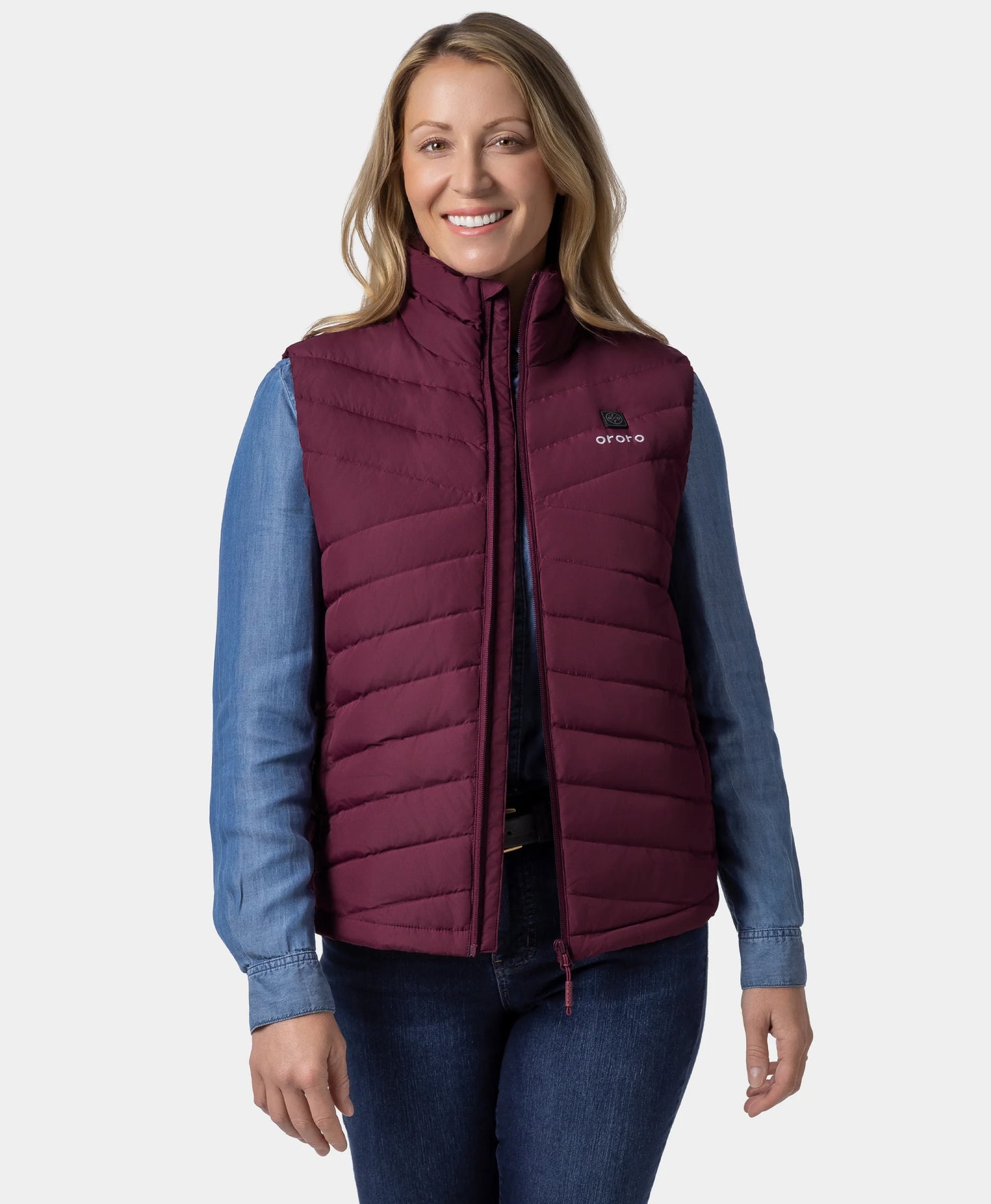 Women's Heated Lightweight Down Vest (Apparel Only)