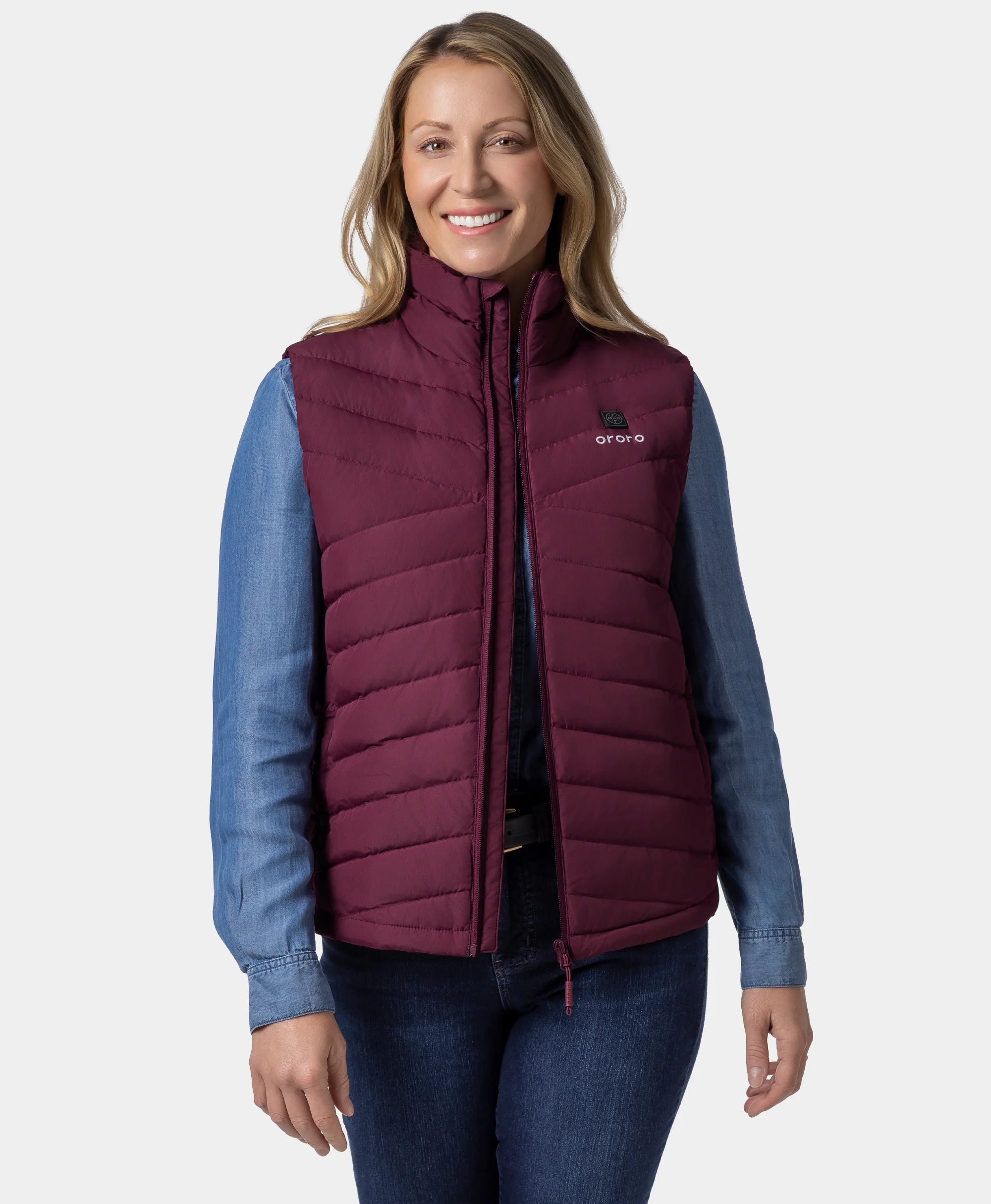 Women's Heated Lightweight Down Vest (Apparel Only), Thumbnail 19
