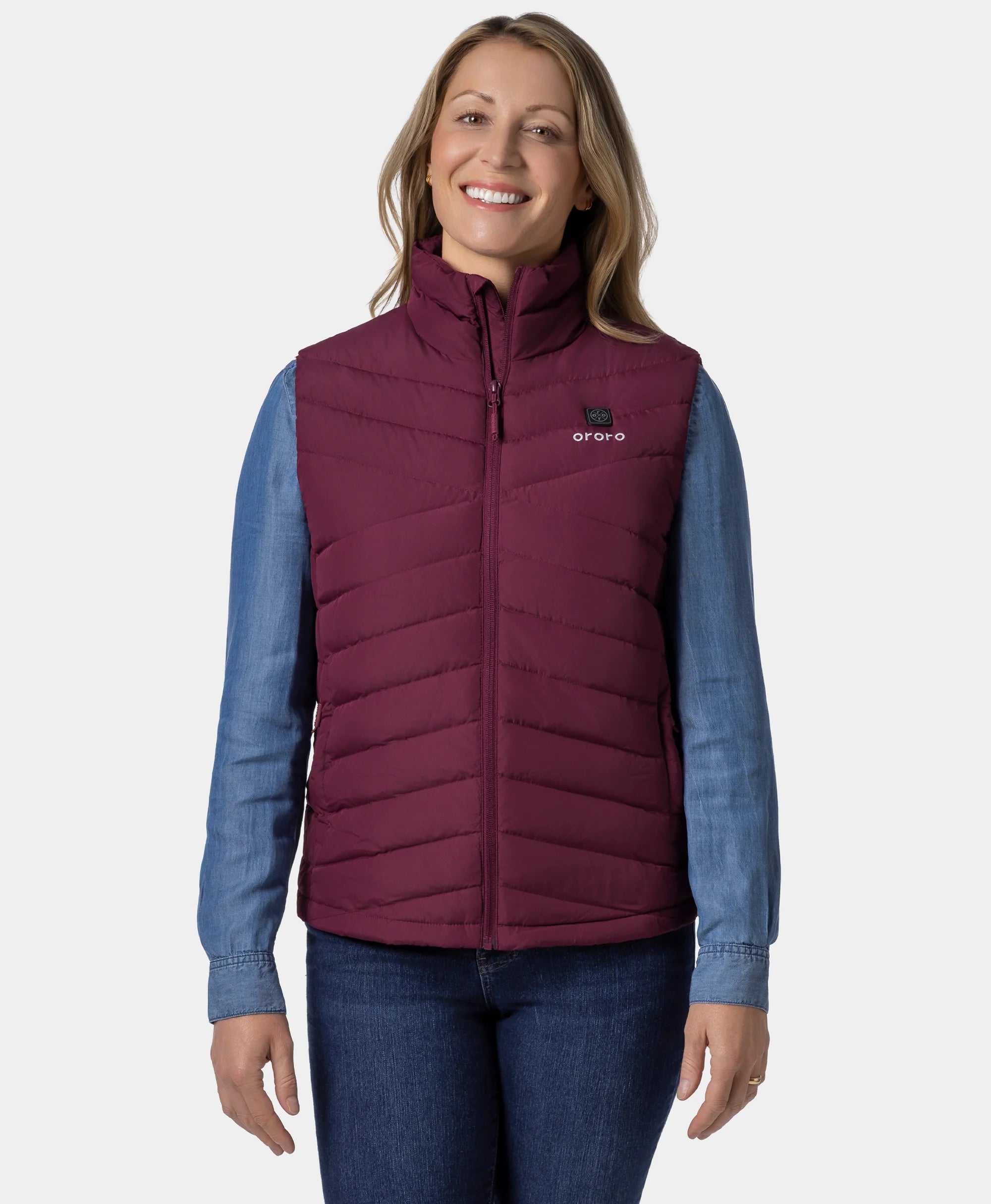 Women's Heated Lightweight Down Vest (Apparel Only), Thumbnail 18