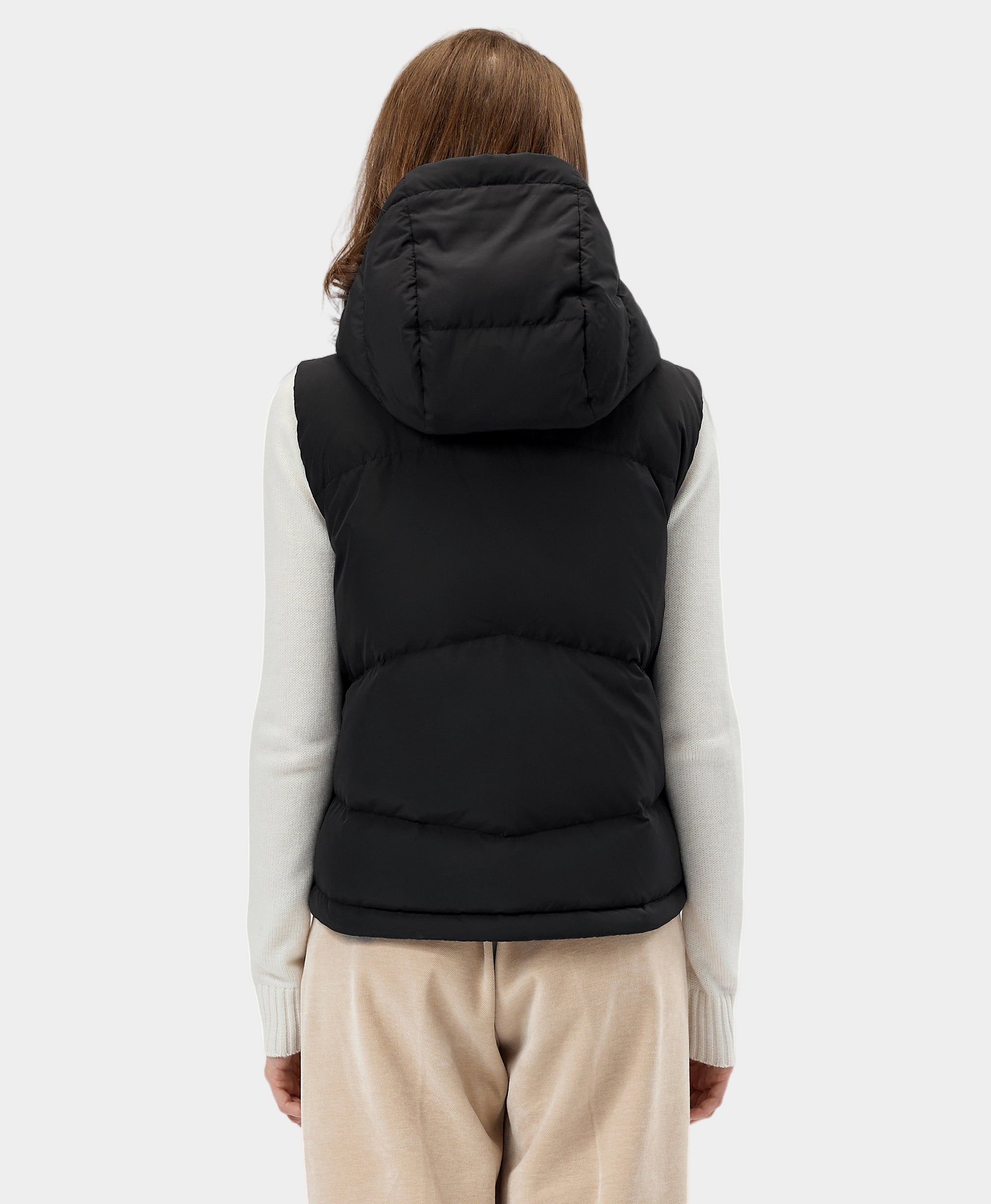 Women's Heated Cropped Puffer Vest | Battery-Powered Warmth | ororo®