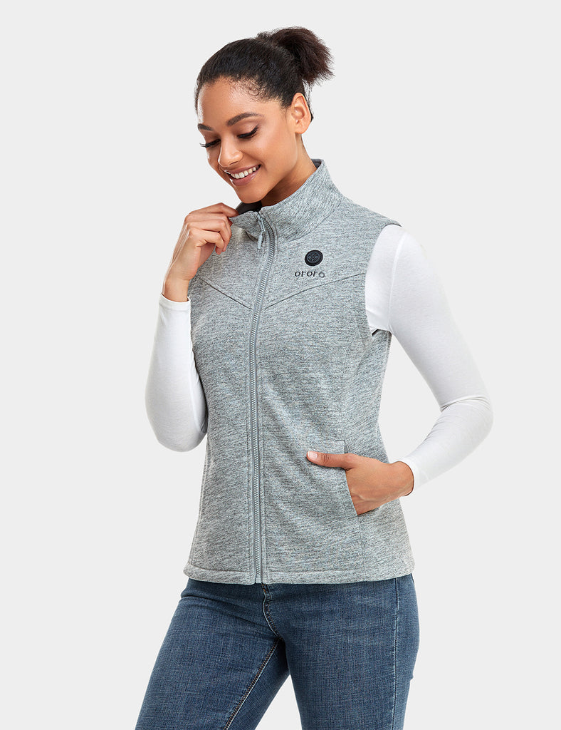 Women's Heated Fleece Vest - New Colors (Final Sale)