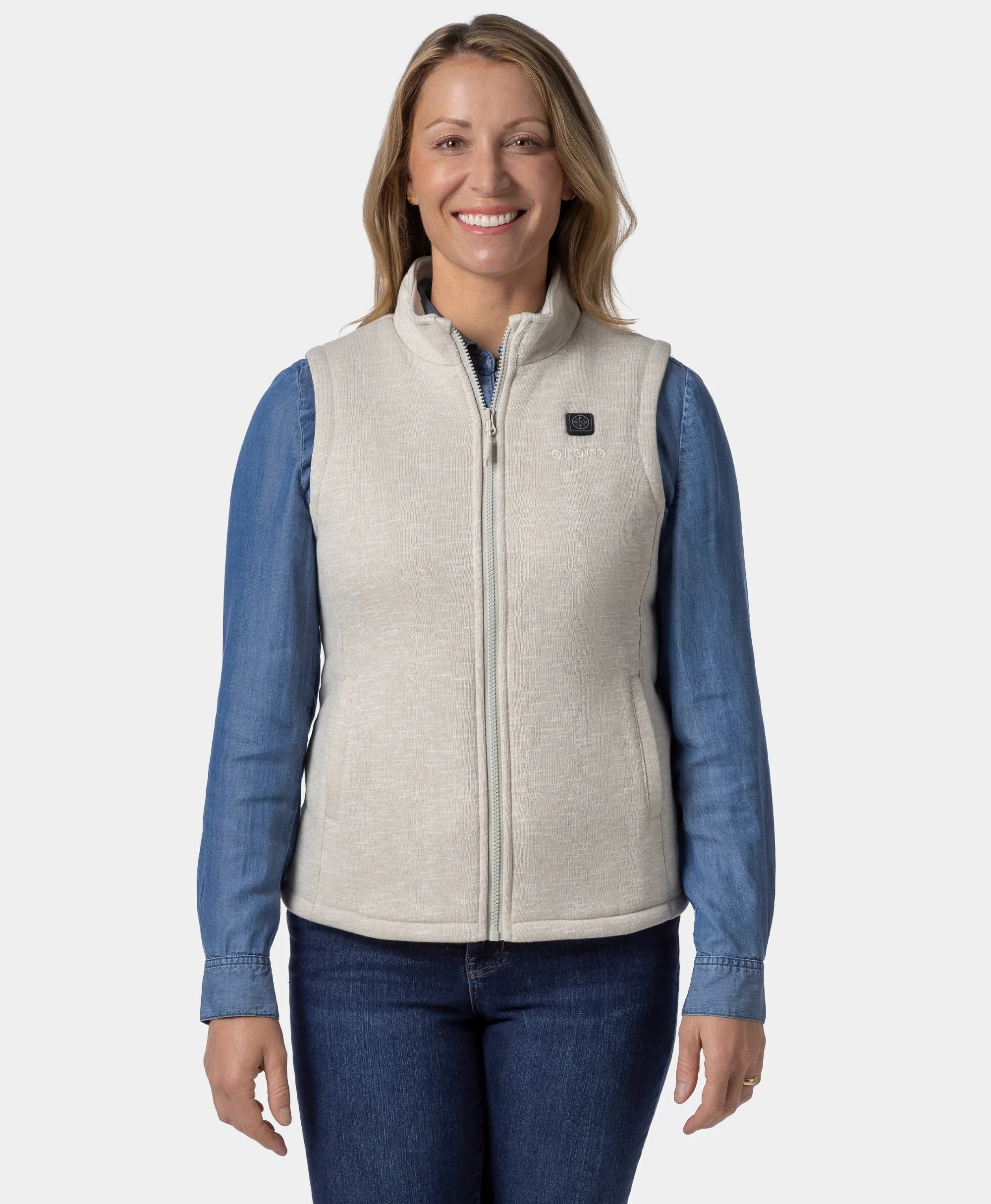 Women's Heated Fleece Vest, Thumbnail 49
